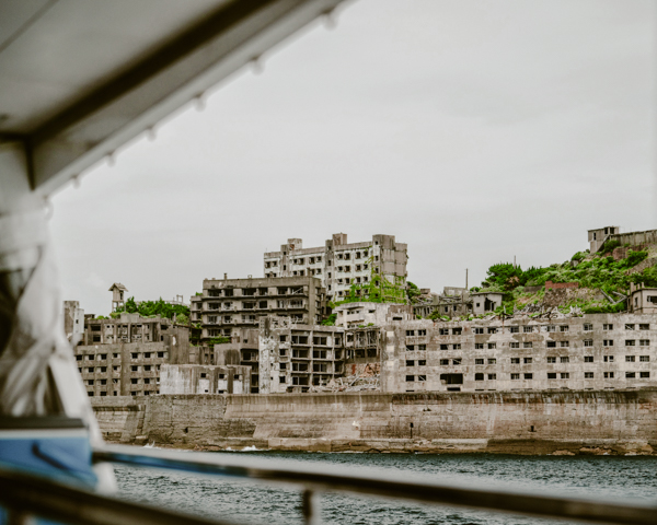 Weird Attractions - Boat to Hashima Island in Japan