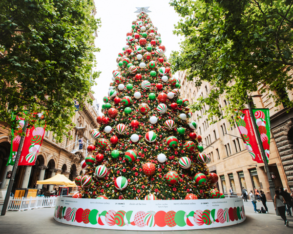 Sydney's Christmas Tree, Martin Place, Australia